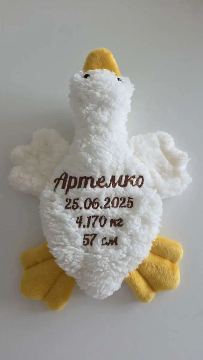 Гусачок молочний з жовтим клювом та лапками, антиколікова грілочка - Зображення 21