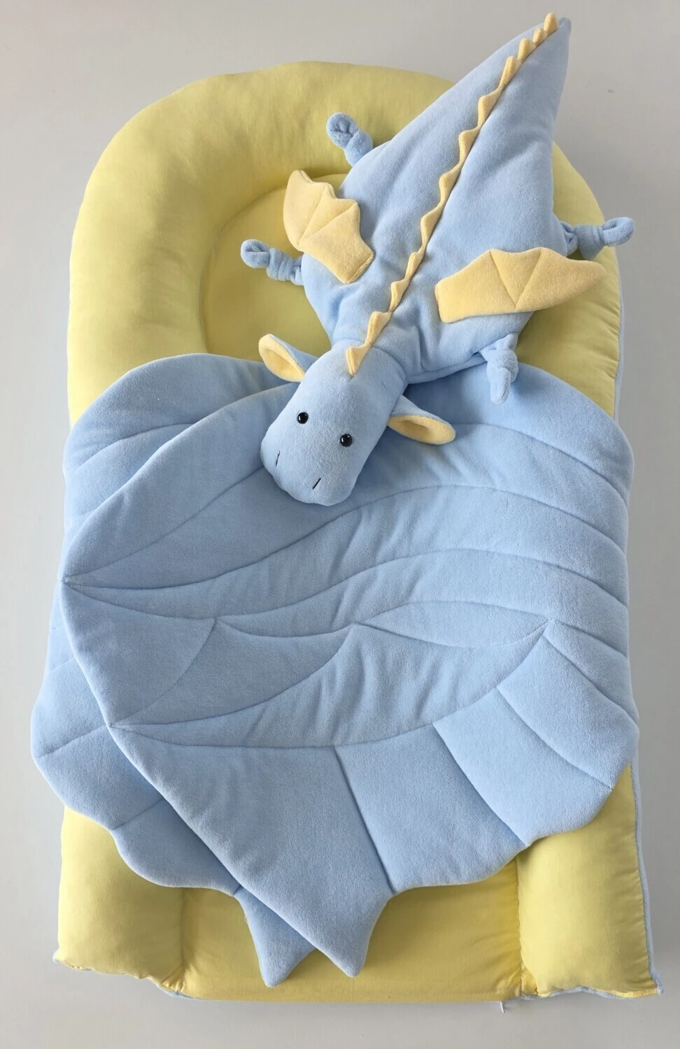 Дракончик блакитний з жовтим, антиколікова грілочка - Зображення 8