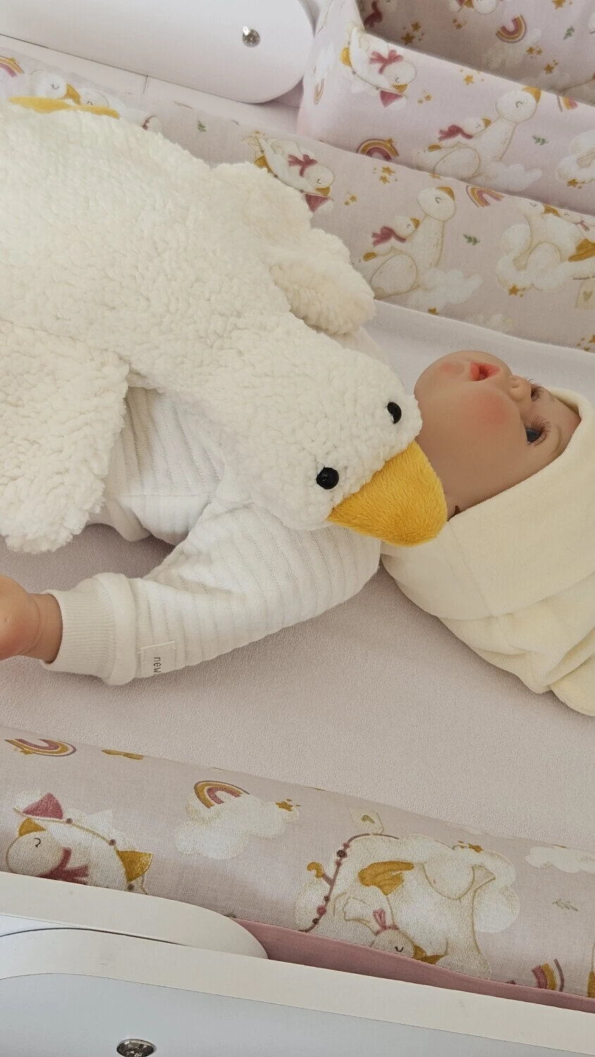 Гусачок молочний з жовтим клювом та лапками, антиколікова грілочка - Зображення 8
